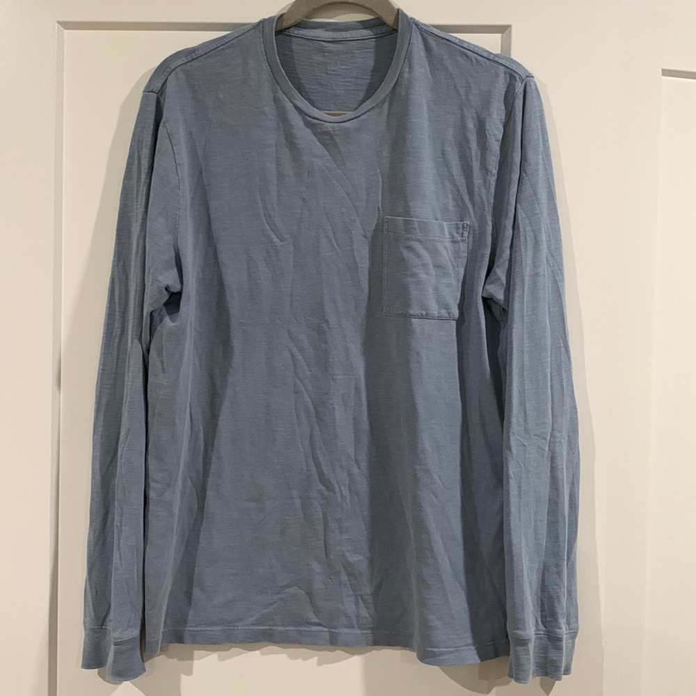 J.crew men’s long sleeve front pocket t-shirt